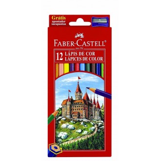 Estuche lapiceros 12 colores Faber-Castell