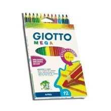 Estuche lapiceros 12 colores Giotto Mega