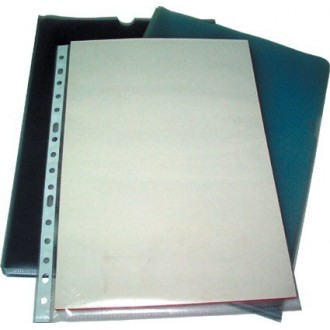 Fundas plástico Multitaladro folio - 10 fundas